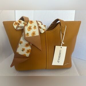 LUXEBOLD Women's handbag, shoulder bag with top handle